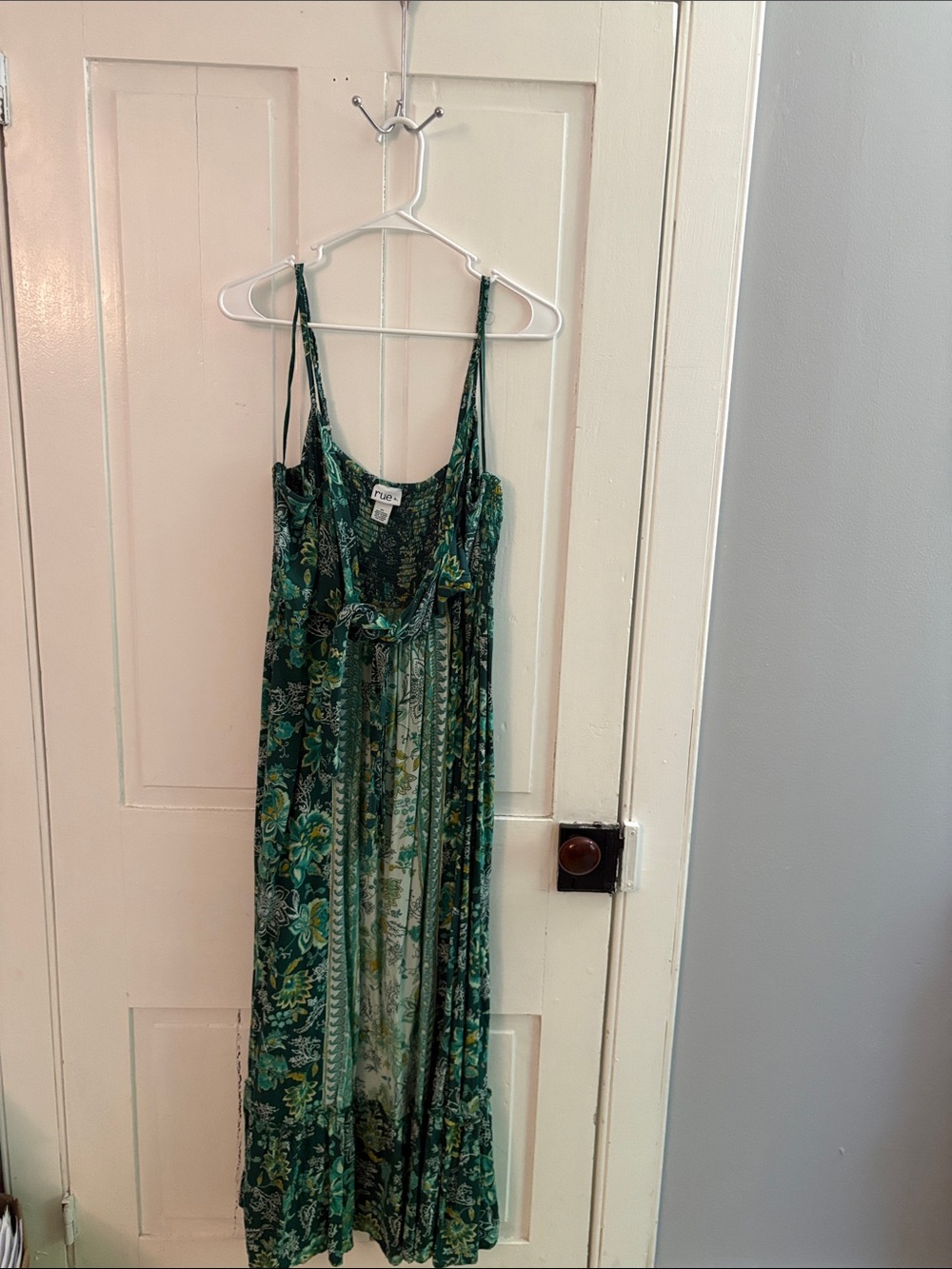 Rue21 Green Floral Maxi Dress